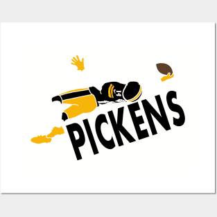 Pickens 14, Pittsburgh Football design Posters and Art